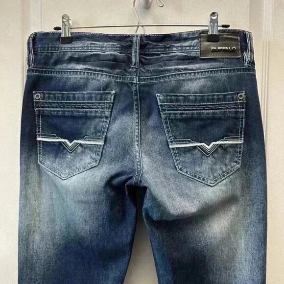 Buffalo Six Men’s Slim Straight Leg Jeans Blue Size 30 - Picture 6 of 13